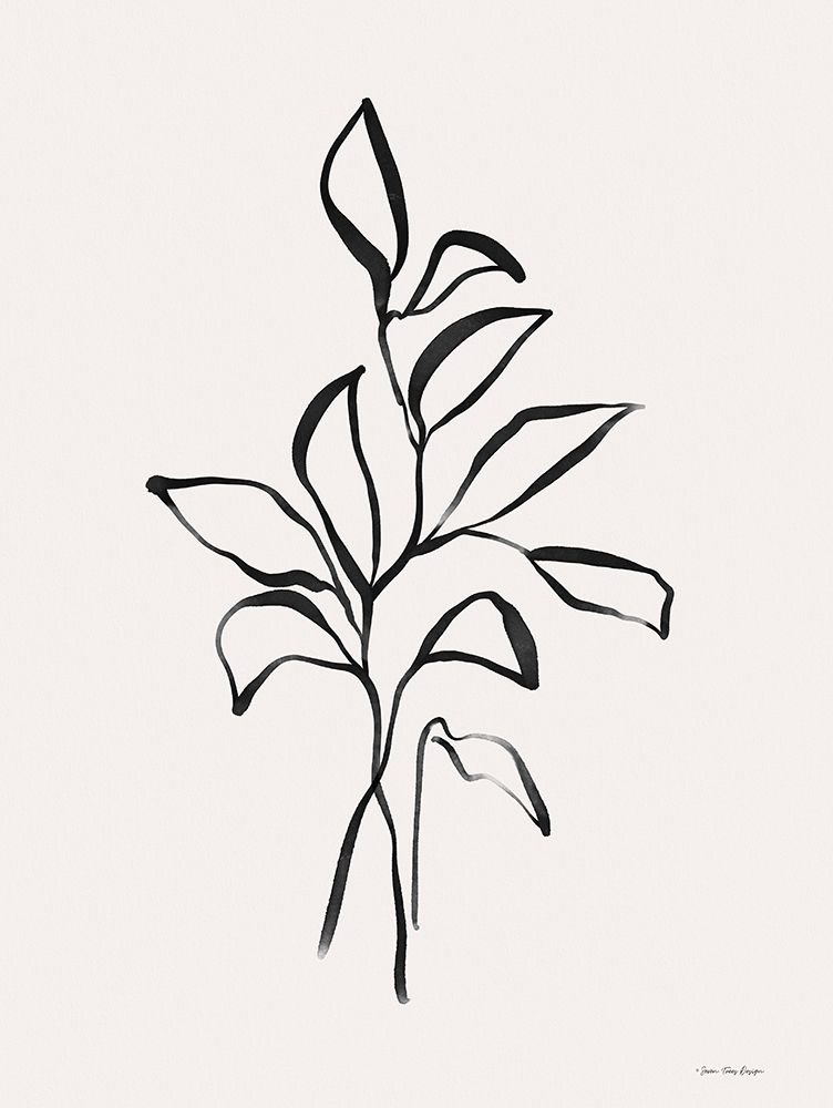Eucalyptus Leaf Drawing art print by Seven Trees Designs for $57.95 CAD
