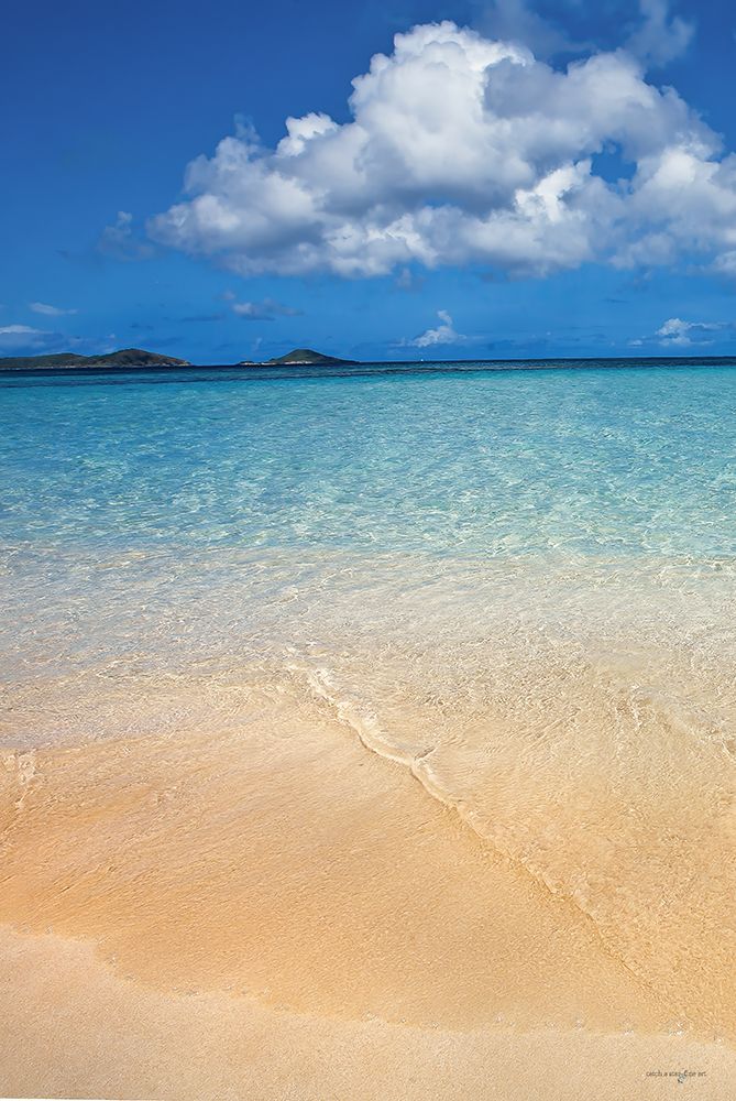 Caribbean Beach Diptych I art print by Catch A Star Fine Art for $57.95 CAD