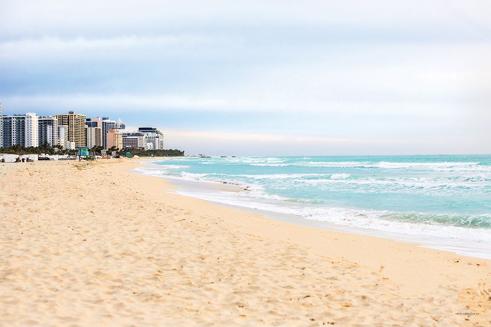 Miami Coast Shoreline art print by Catch A Star Fine Art for $57.95 CAD