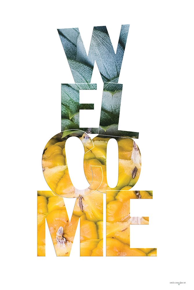 Welcome Pineapple art print by Catch A Star Fine Art for $57.95 CAD