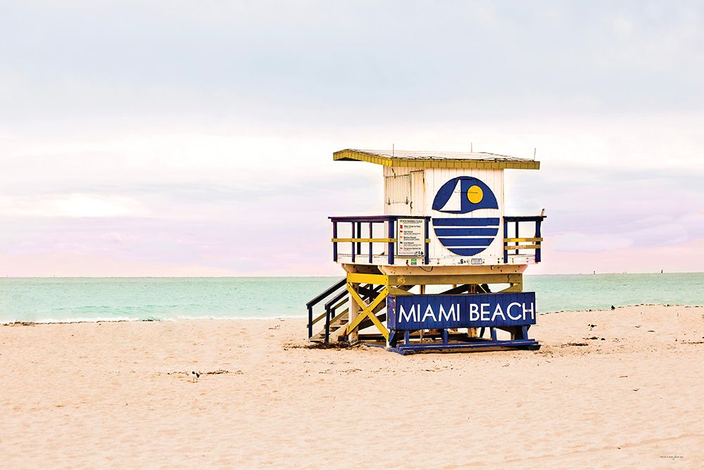 South Beach Beacon art print by Catch a Star Fine Art for $57.95 CAD