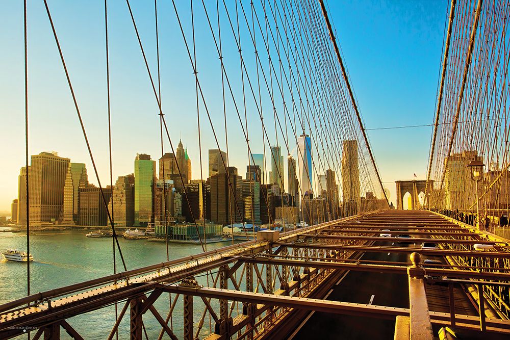Brooklyn Bridge at Sunset art print by Catch a Star Fine Art for $57.95 CAD
