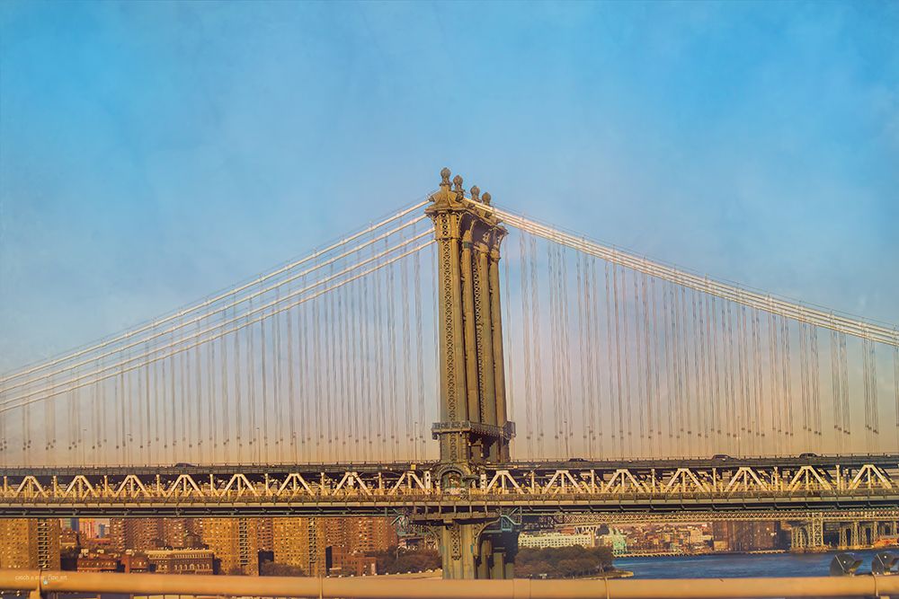 Manhattan Bridge at Sunset art print by Catch a Star Fine Art for $57.95 CAD