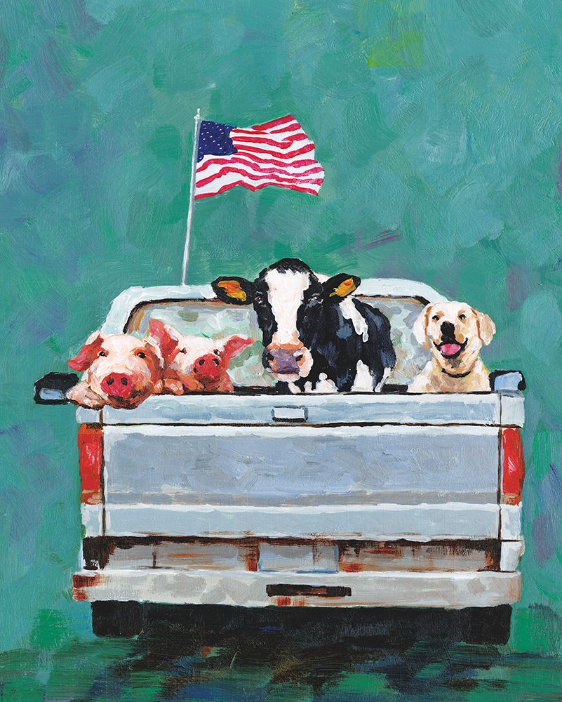 Ride on the Farm art print by White Ladder for $57.95 CAD