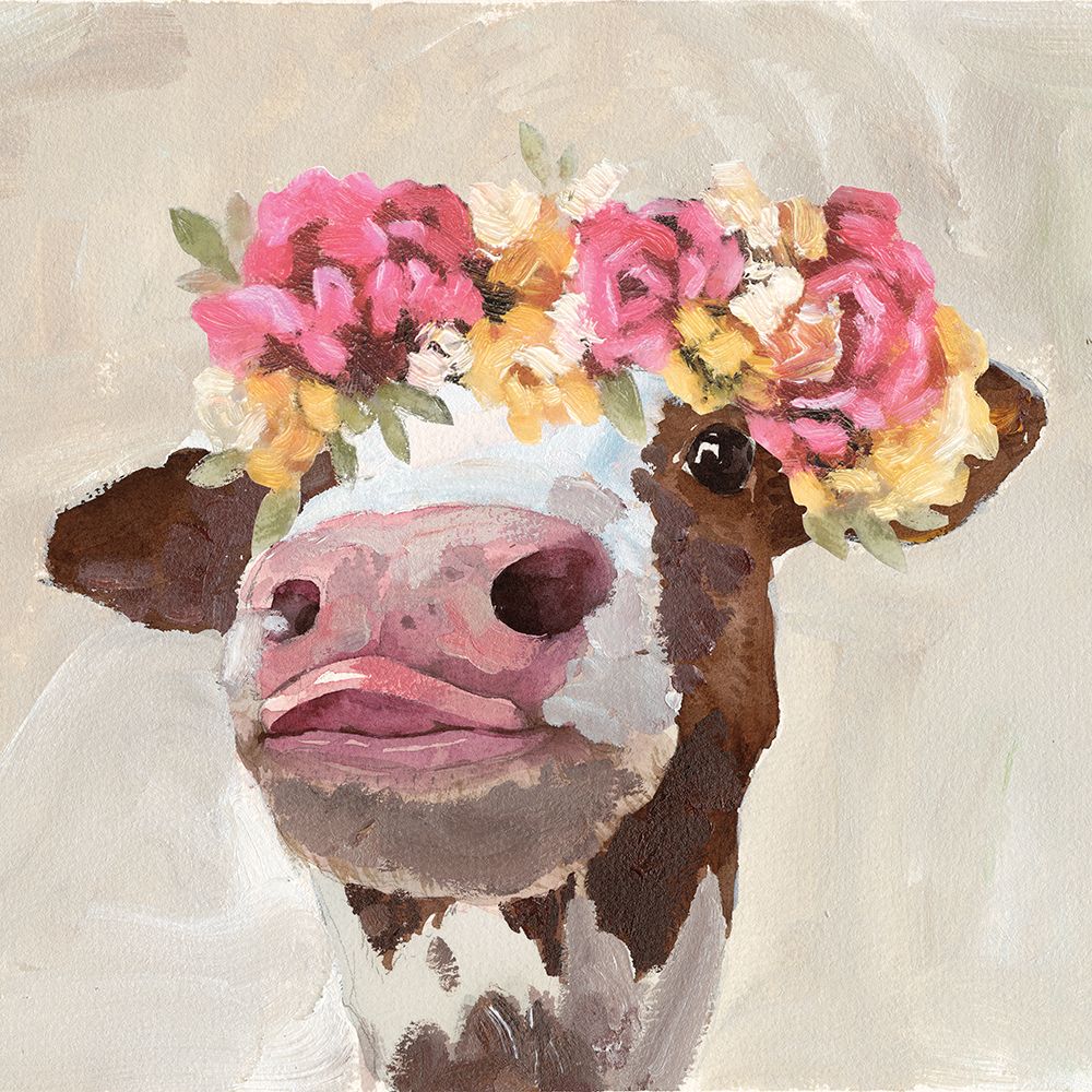 Sassy Cow art print by White Ladder for $57.95 CAD