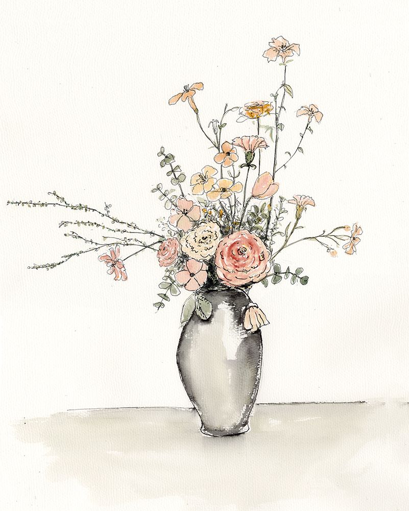 Wildflower Sketch II art print by White Ladder for $57.95 CAD