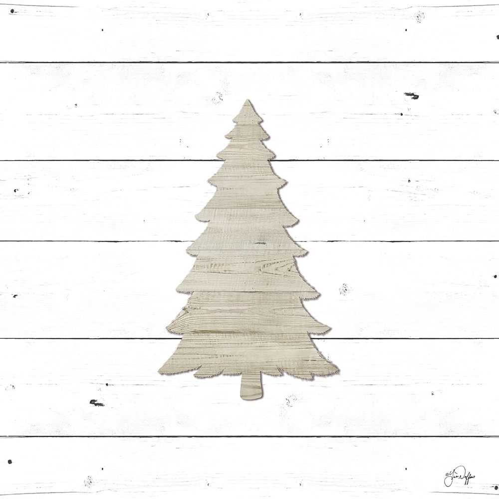 A Simple Christmas Tree art print by Yass Naffas Designs for $57.95 CAD