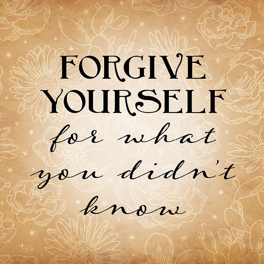 Forgive Yourself art print by Yass Naffas Designs for $57.95 CAD