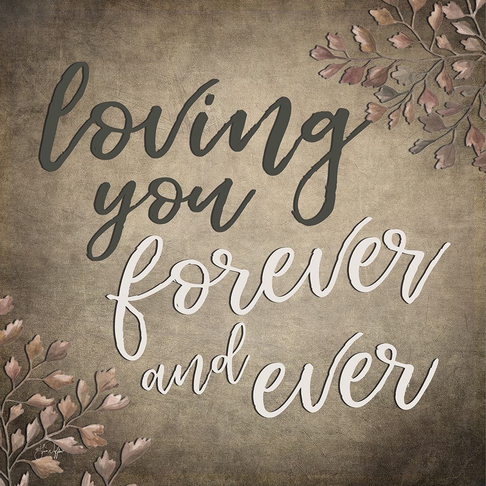Loving You Forever and Ever art print by Yass Naffas Designs for $57.95 CAD