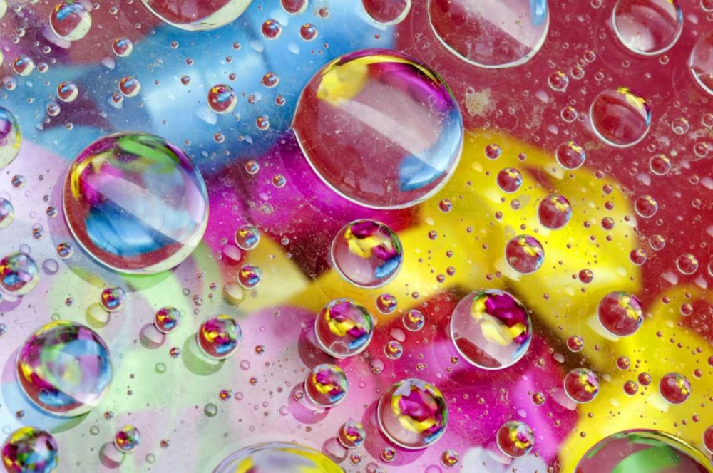 Abstract of bubbles of color art print by Nancy Rotenberg for $57.95 CAD