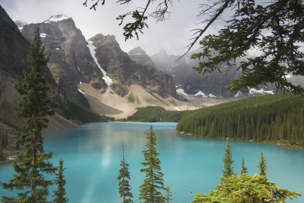 Canada, Alberta, Banff NP View of Moraine Lake art print by Don Paulson for $57.95 CAD
