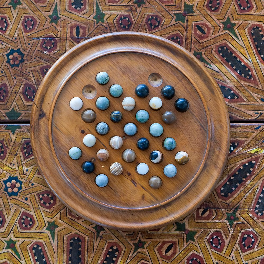Fes-Morocco Wooden game of marbles art print by Julien McRoberts for $57.95 CAD