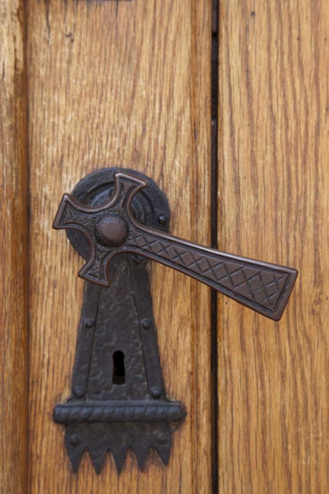 Namibia, Door handle at Christchurch Cathedral art print by Wendy Kaveney for $57.95 CAD