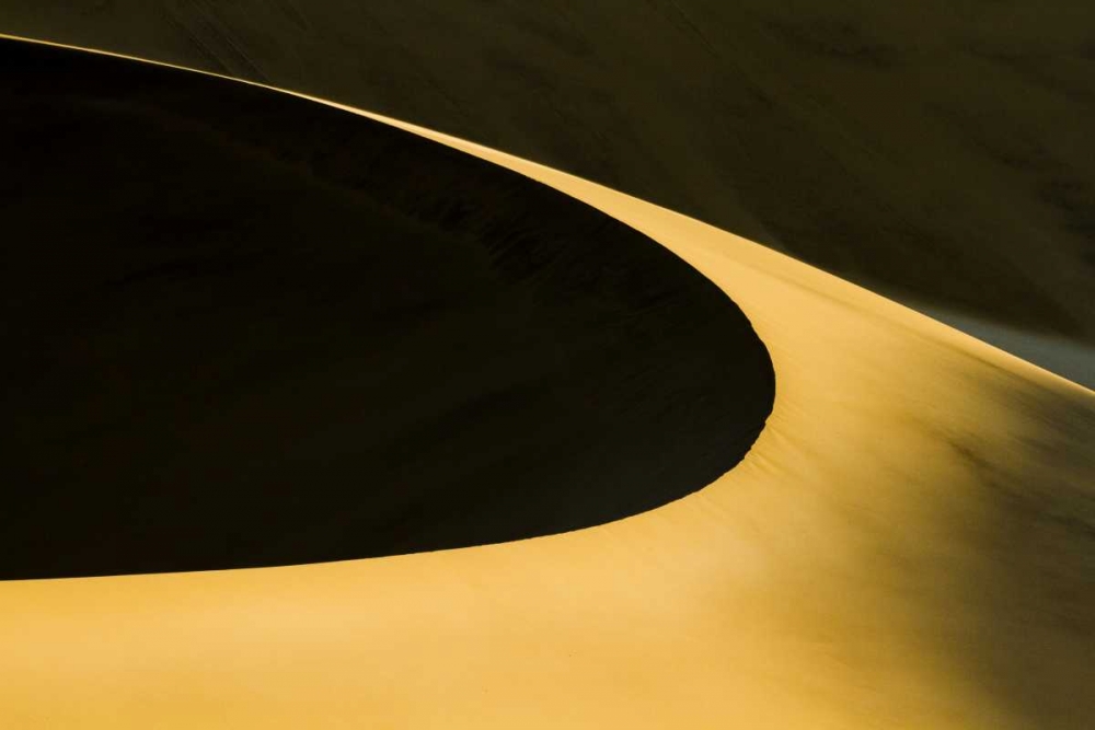 Namibia Abstract of sand dune near Walvis Bay art print by Bill Young for $57.95 CAD