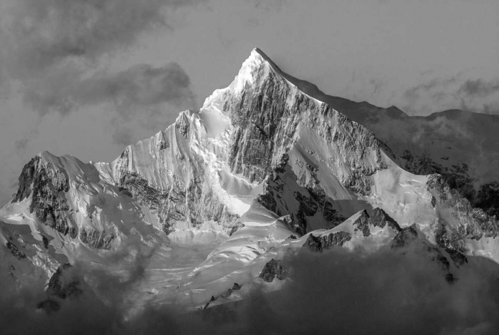 Antarctica, Snow-capped mountain peak at sunrise art print by Bill Young for $57.95 CAD