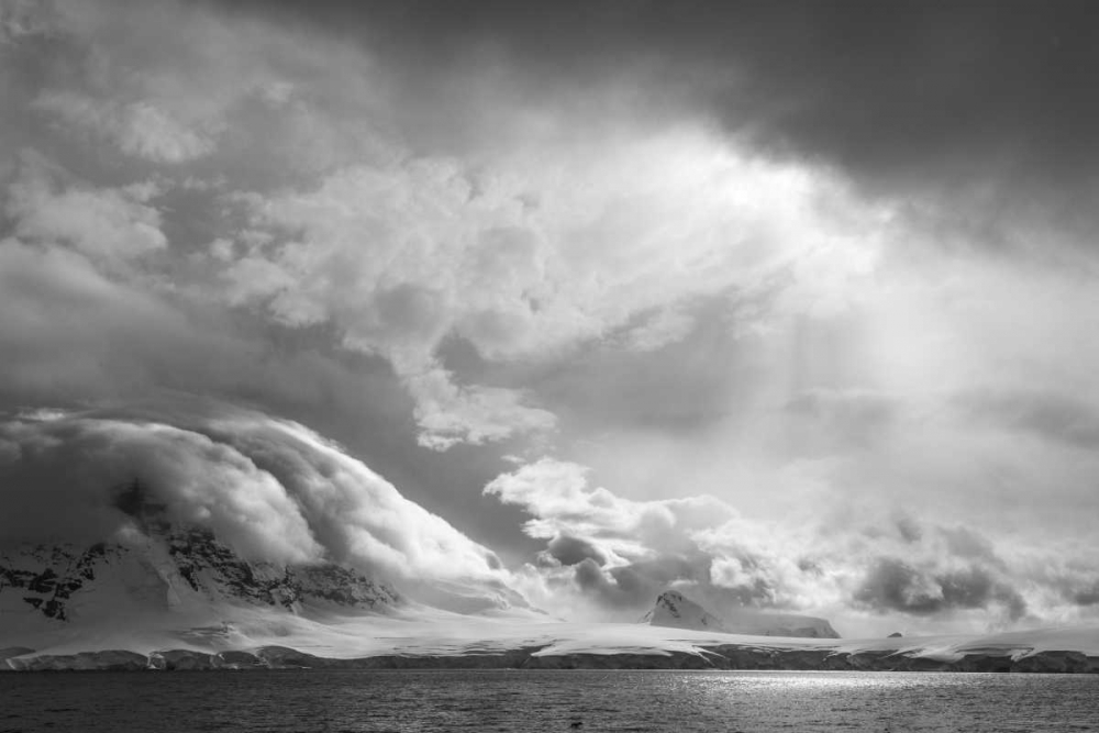 Antarctica, Stormy snow clouds over peninsula art print by Bill Young for $57.95 CAD