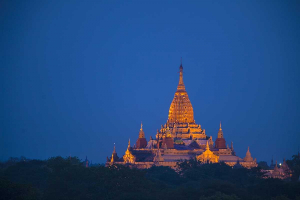 Myanmar, Bagan Twilight on Ananda Temple art print by Jim Zuckerman for $57.95 CAD