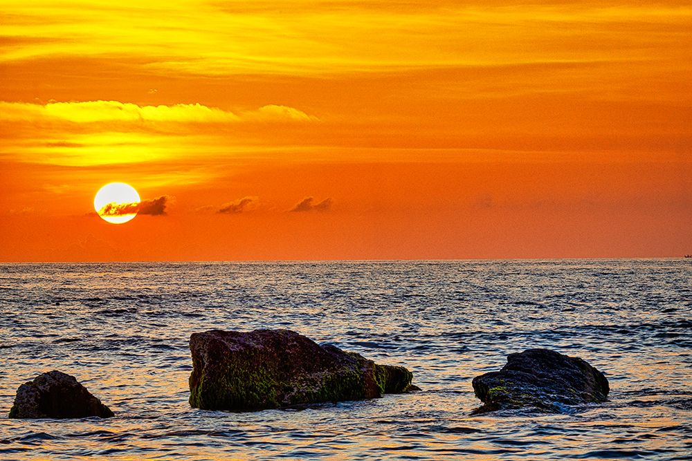 Bali, sunset and high tide. art print by Greg Johnston for $57.95 CAD