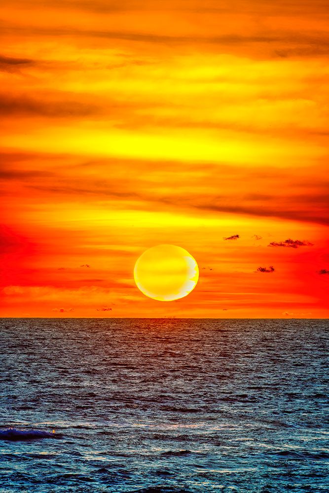 Balis sunsets are considered postcard-perfect, with their stunning colors and breathtaking scenery art print by Greg Johnston for $57.95 CAD