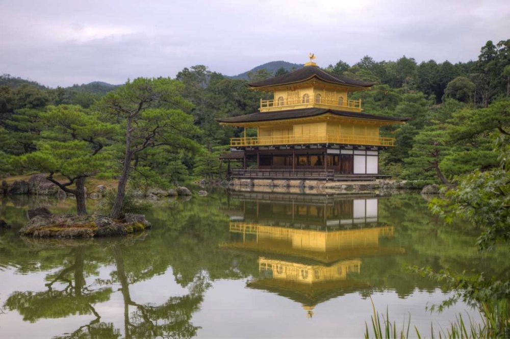 Japan, Kyoto Temple of the Golden Pavilion art print by Dennis Flaherty for $57.95 CAD