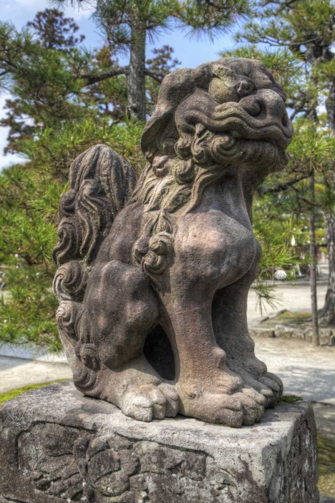 Japan Lion/Dog idol at Chionji Temple art print by Dennis Flaherty for $57.95 CAD