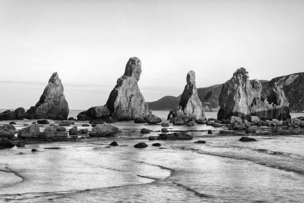 Japan, Kushimoto Hashigui-iwa Rocks on the shore art print by Dennis Flaherty for $57.95 CAD