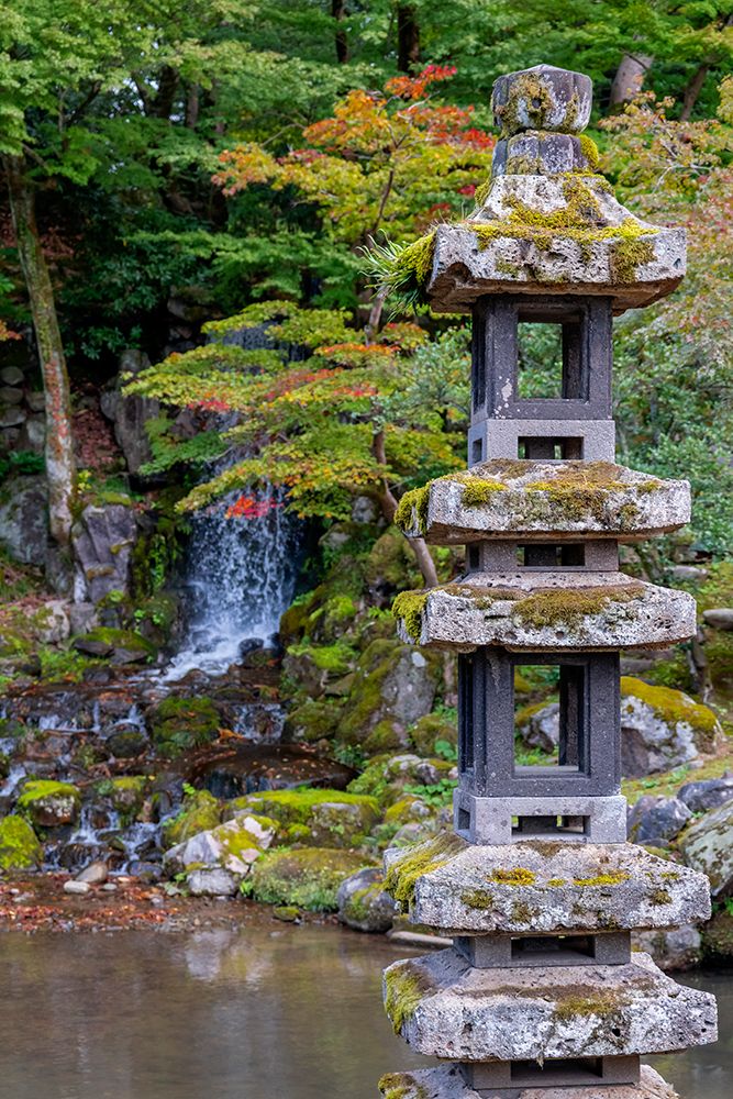 Stone lantern, Kenrokuen Garden, Kanazawa, Japan art print by Jim Engelbrecht for $57.95 CAD