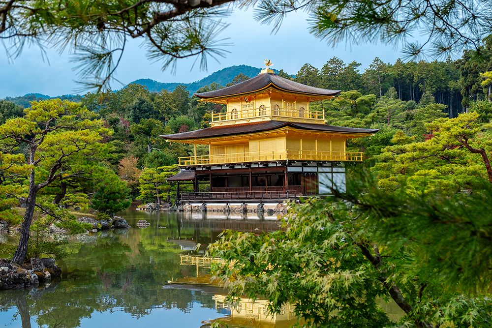 Kinkaku-Ji Golden Pavilion, Kyoto, Japan art print by Lisa Engelbrecht for $57.95 CAD