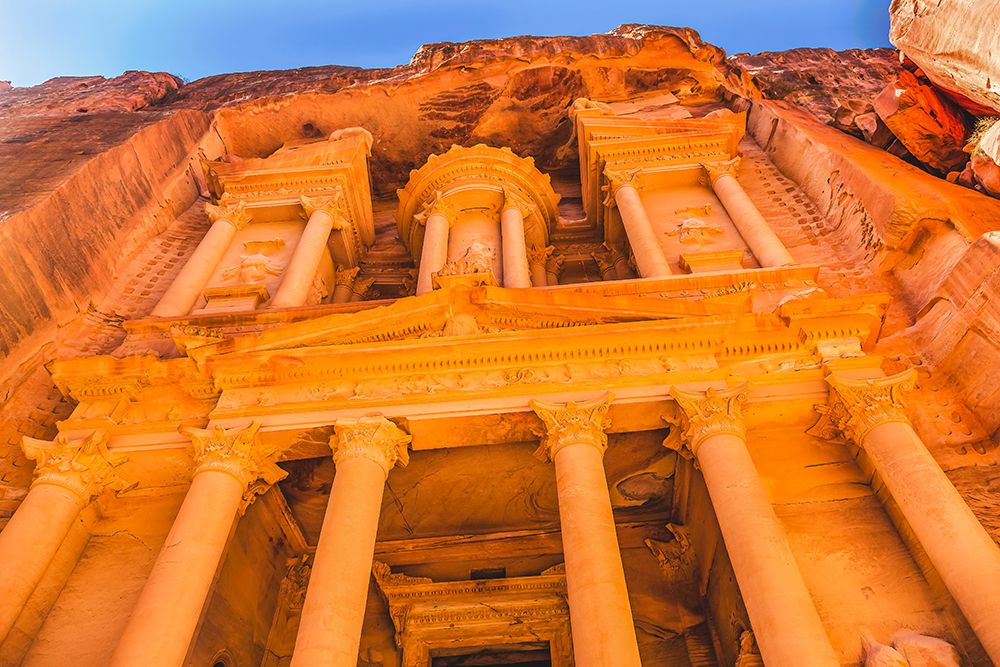Treasury-Petra-Jordan. Treasury built by Nabataeans in 100 BC. art print by William Perry for $57.95 CAD