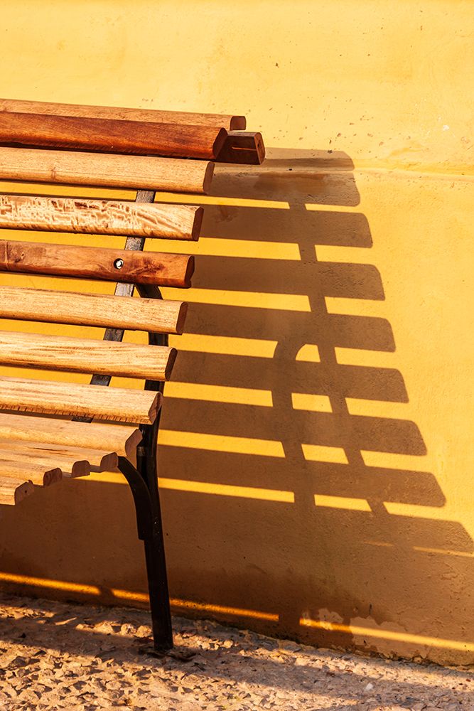 Bench and shadow. art print by Tom Haseltine for $57.95 CAD
