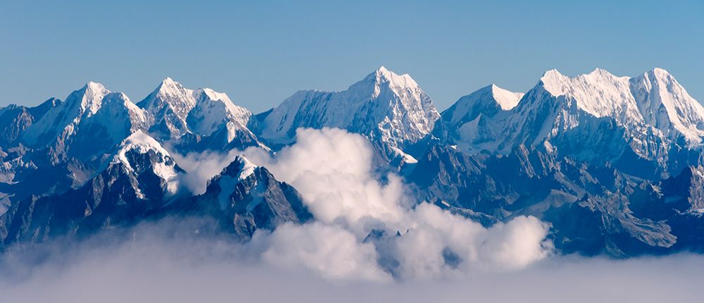 The Himalayas Range above clouds-Nepal art print by Keren Su for $57.95 CAD
