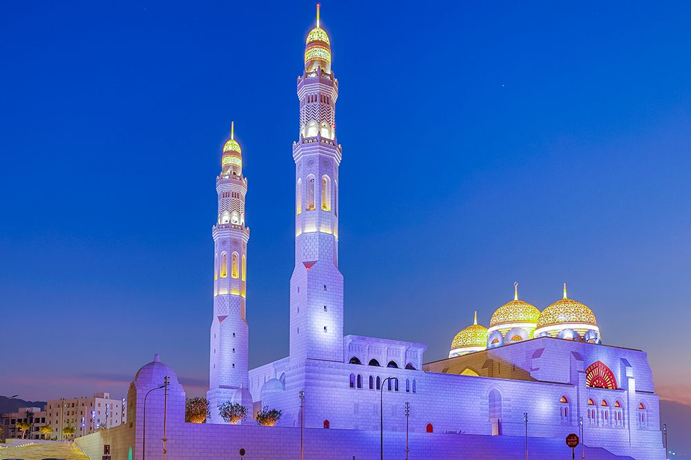 Middle East-Arabian Peninsula-Oman-Muscat-Bawshar-Muhammad Al Ameen Mosque in Bawshar art print by Emily Wilson for $57.95 CAD