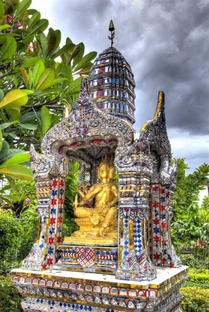 Ornate Wat Bangkungthien Kang, Bangkok, Thailand art print by Jones Shimlock for $57.95 CAD