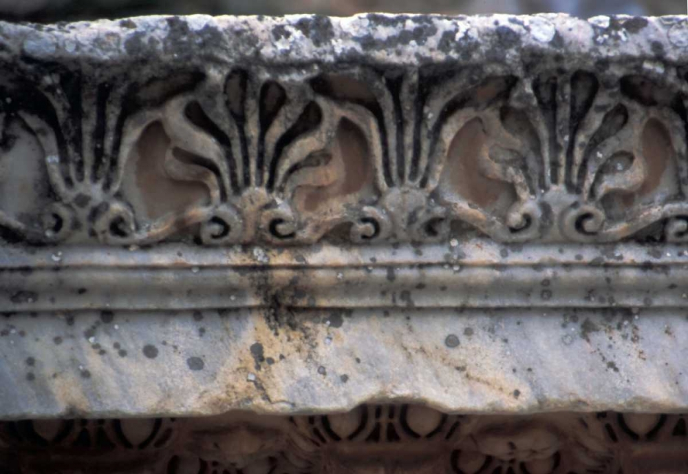 Turkey, Ephesus Classical Greek marble carvings art print by Nancy Noble Gardner for $57.95 CAD