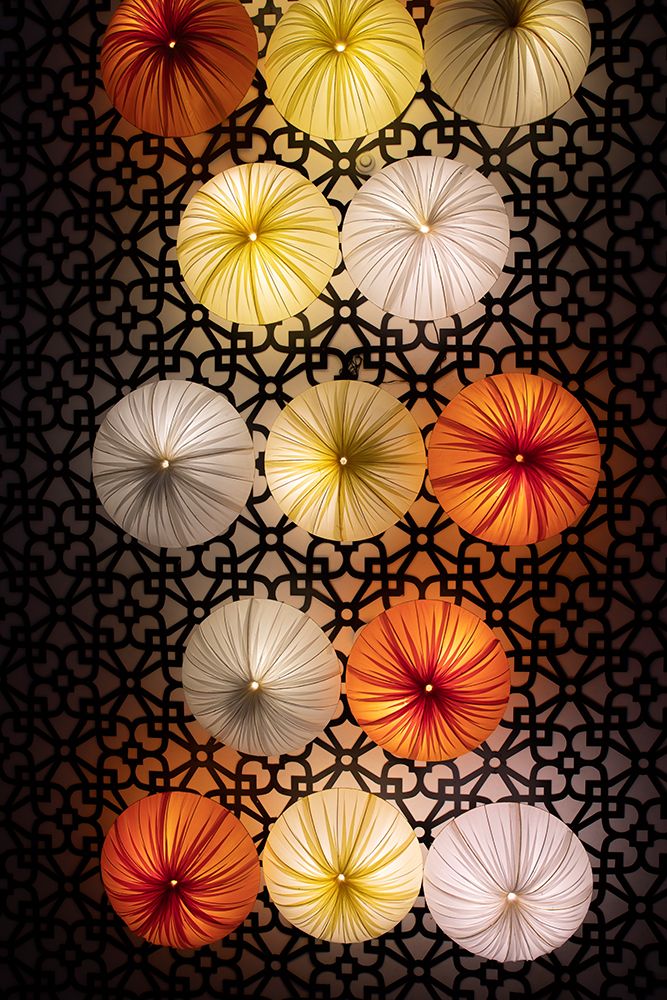 Vietnam-Colorful lamps for sale art print by Tom Norring for $57.95 CAD