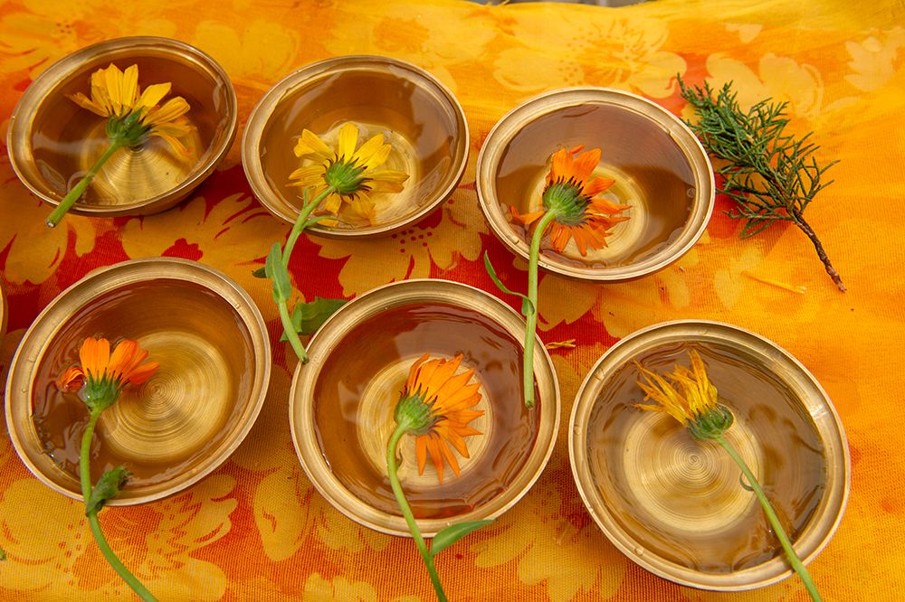 Tibet, Kham, Tagong. Tibetan nomad celebration at Buddhist flower festival. art print by Alison Wright for $57.95 CAD