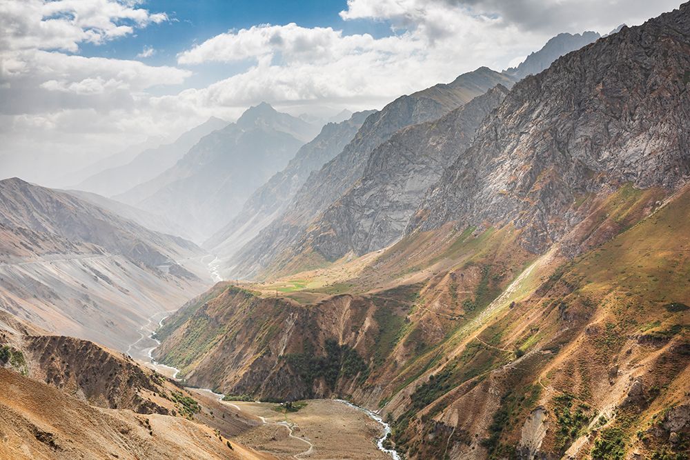 Pandzhkhok-Sughd-Tajikistan Canyon in the mountains of Tajikistan art print by Emily Wilson for $57.95 CAD