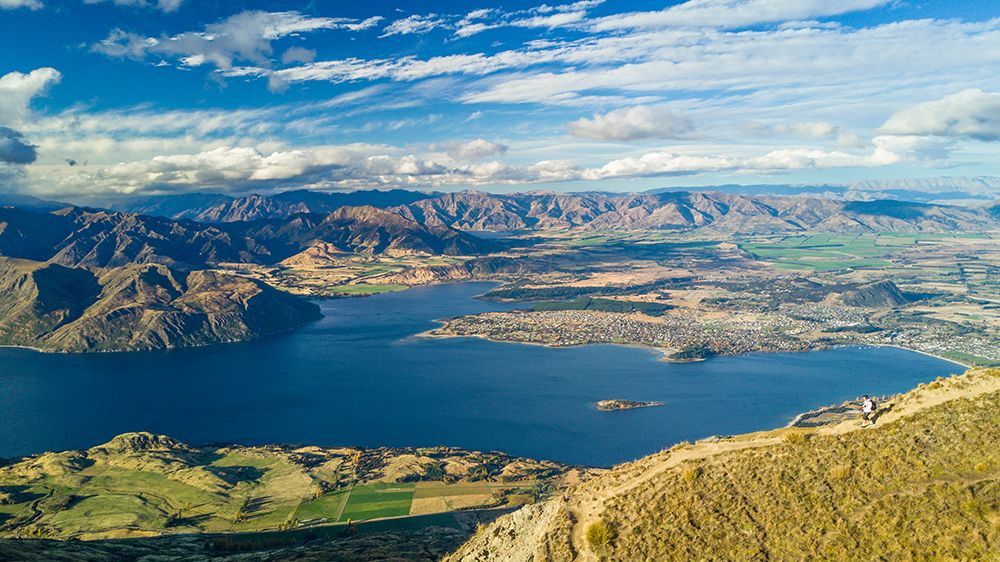 Wanaka-New Zealand. The strenuous yet highly rewarding hike to Roys Peak. art print by Micah Wright for $57.95 CAD