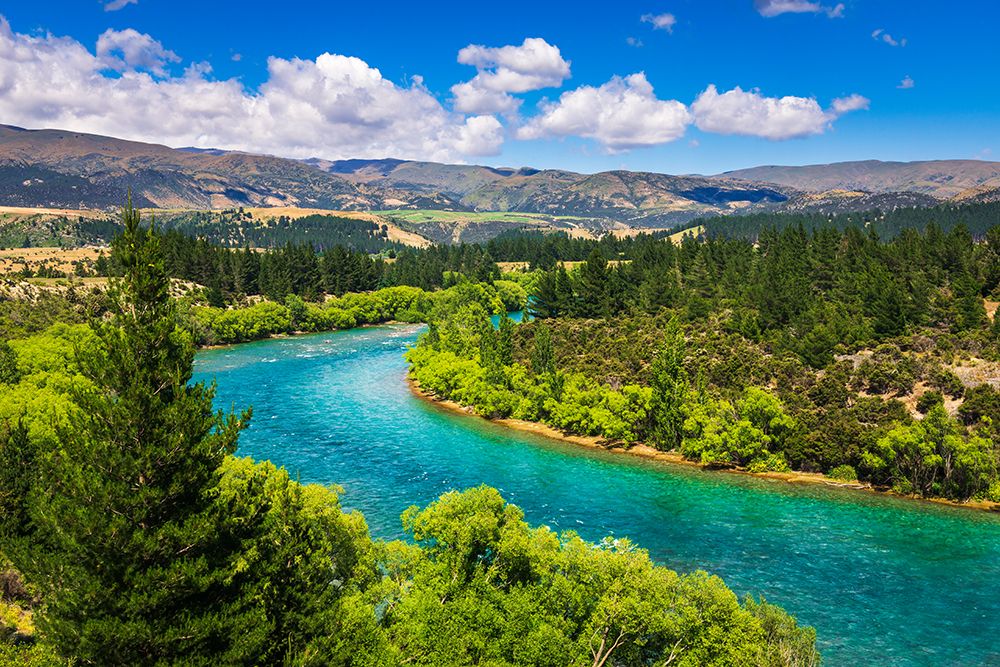 The Clutha River-Central Otago-South Island-New Zealand art print by Russ Bishop for $57.95 CAD
