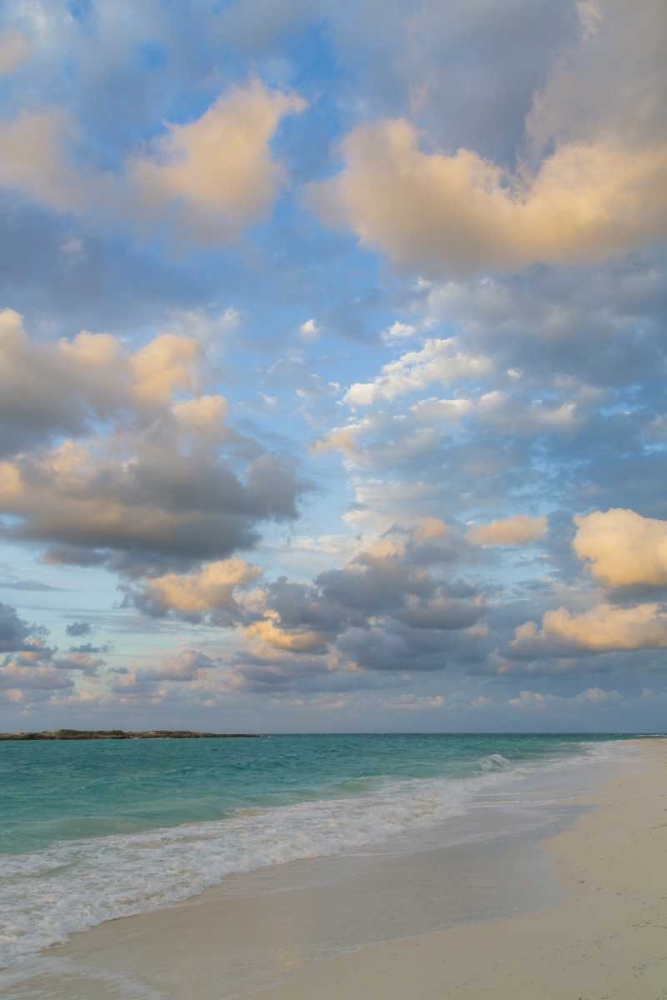 Bahamas, Little Exuma Island Sunset on seascape art print by Don Paulson for $57.95 CAD