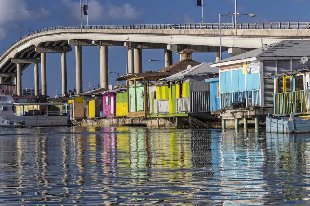 Bahamas, Nassau Vendors shacks in Potters Cove art print by Don Paulson for $57.95 CAD