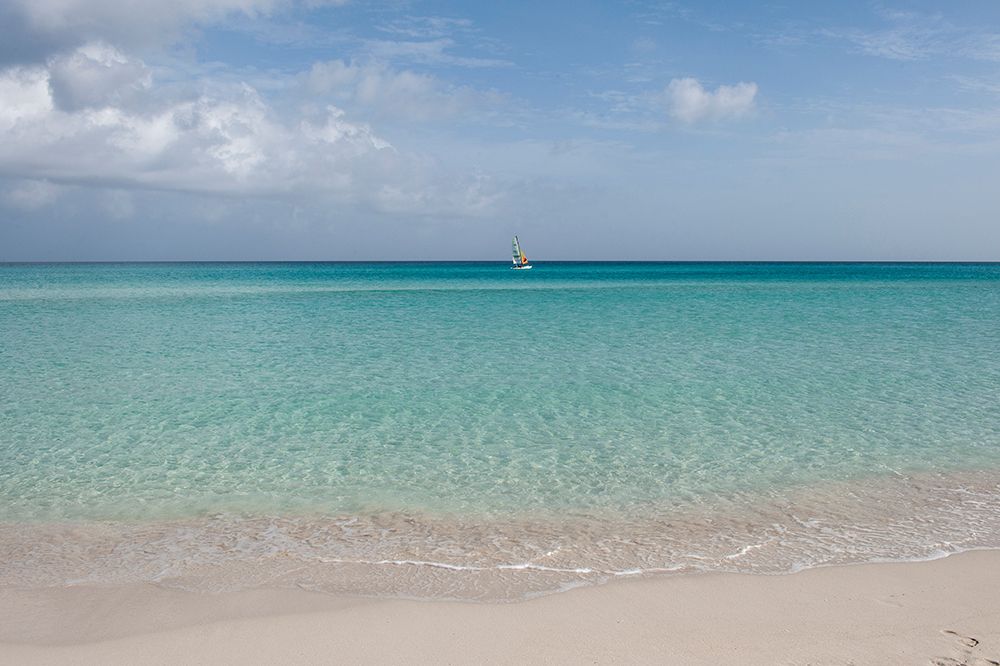 Varadero Beach, Cuba. A tropical beach with cool blue water. art print by Alison Wright for $57.95 CAD