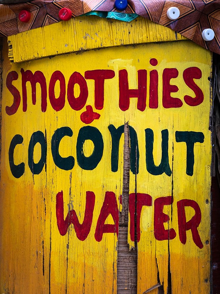 Caribbean-Grenada-Island of Carriacou Vendor sign close-up art print by Jaynes Gallery for $57.95 CAD