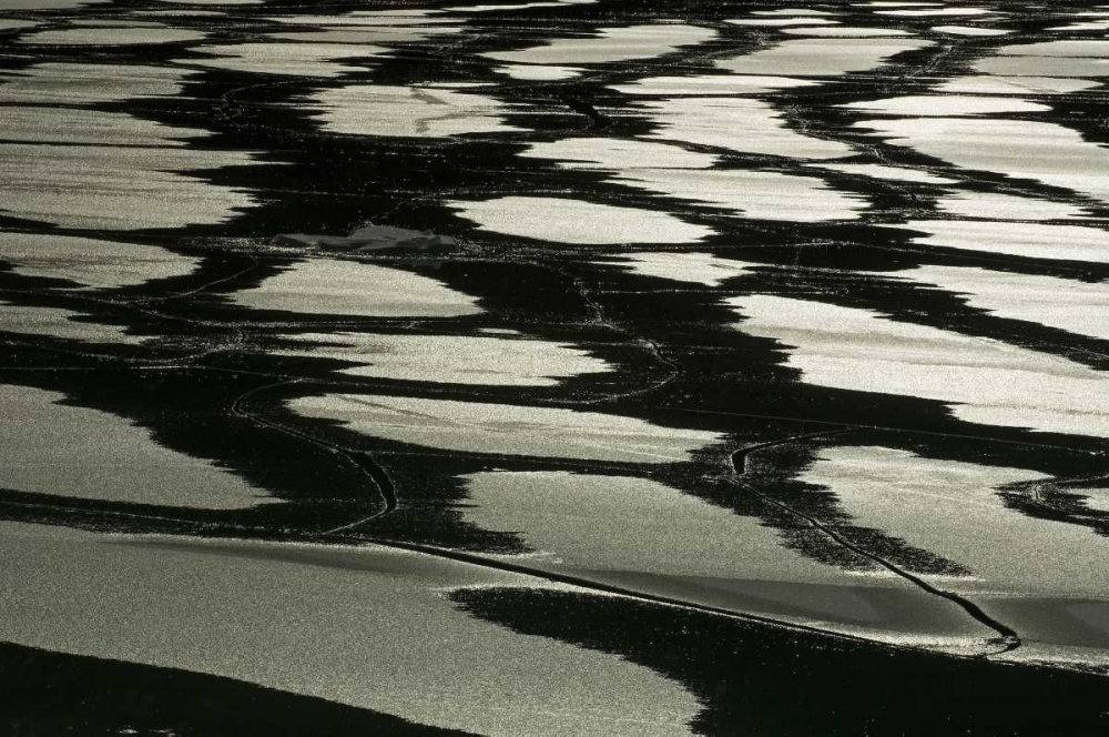 Canada, Jasper NP Pattern of water on ice art print by Mike Grandmaison for $57.95 CAD
