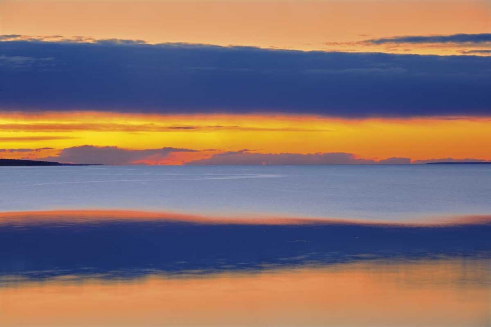 Canada, Alberta Lesser Slave Lake at sunset art print by Mike Grandmaison for $57.95 CAD