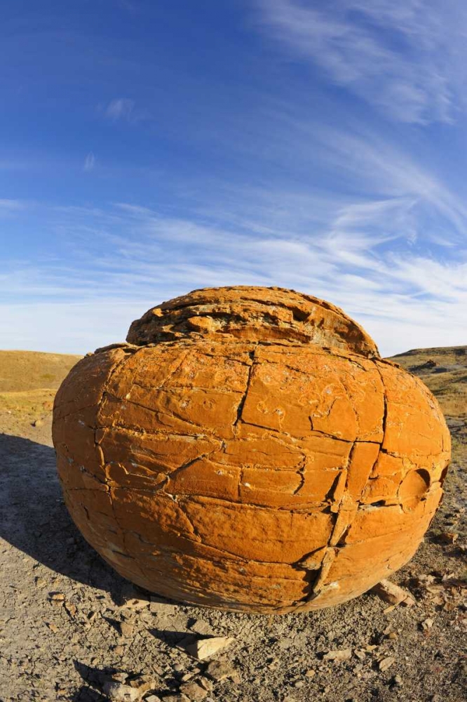 Canada, Red Rock Coulee Sandstone concretion art print by Mike Grandmaison for $57.95 CAD