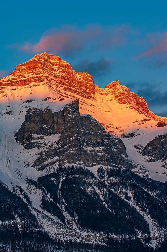 Canada-Alberta-Banff National Park Mt Rundle at sunset art print by Jaynes Gallery for $57.95 CAD