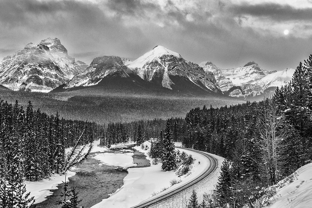 Morants Curve, Lake Louise, Canada art print by John Ford for $57.95 CAD