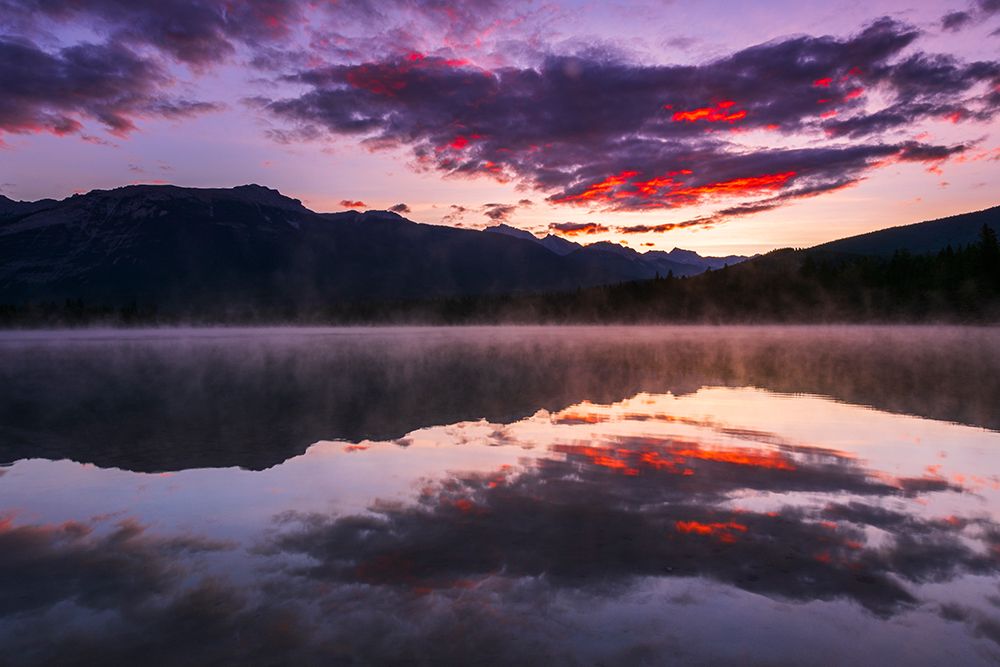Sunrise at Edith Lake-Jasper National Park-Alberta-Canada art print by Russ Bishop for $57.95 CAD