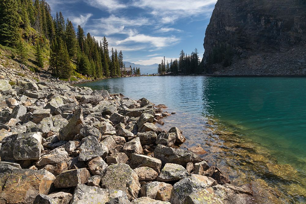 Teahouse at Lake Agnes, Banff National Park, Alberta, Canada art print by Roddy Scheer for $57.95 CAD